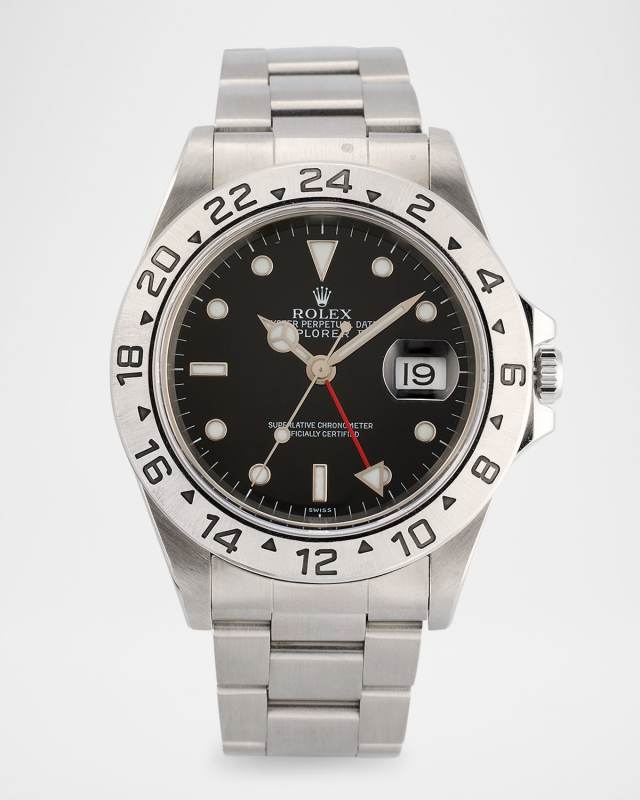 Rolex Stainless Steel Explorer II 40mm Vintage 1998 Watch
